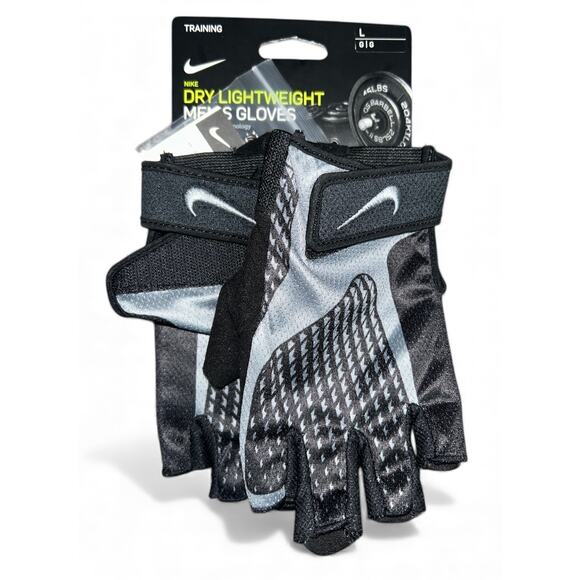 Nike Men's Core Lock Training Gloves 2.0 Large, Black/Cool Grey - Picture 1 of 2